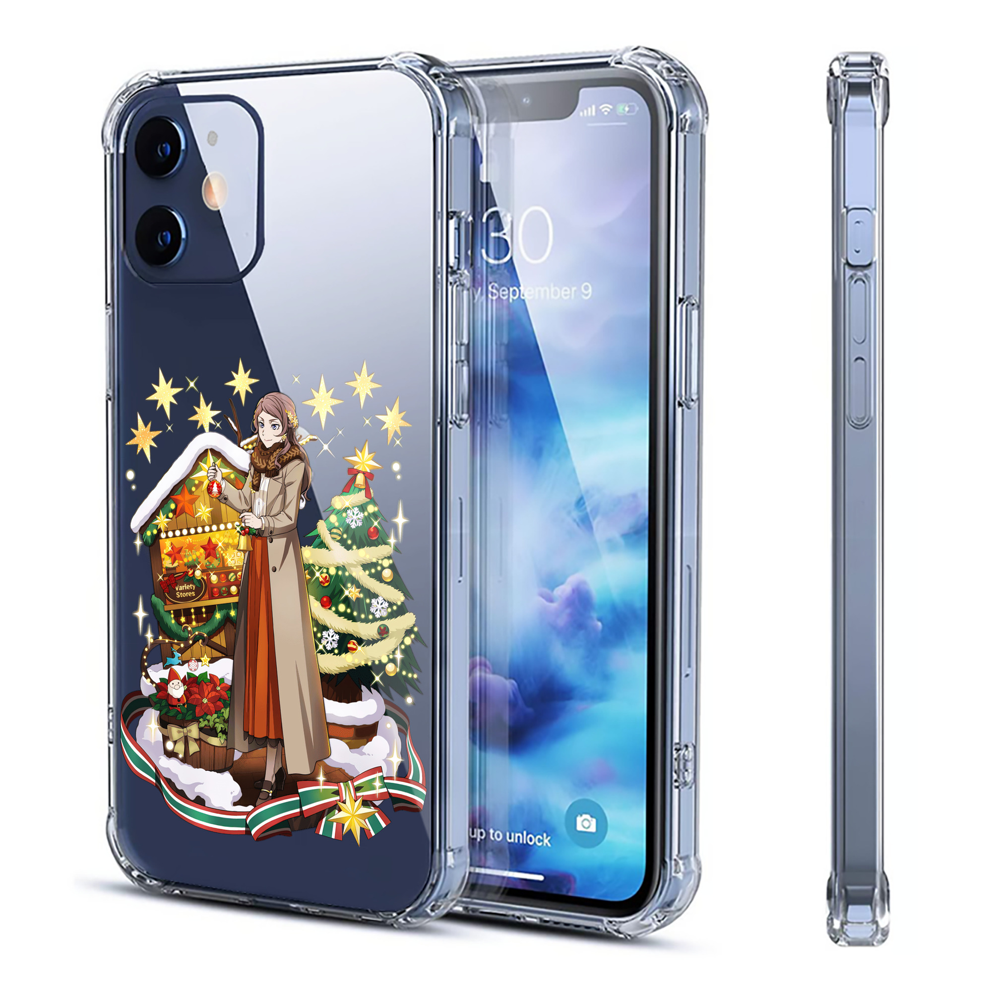 （画像用） 文豪ストレイドッグス Bungo Stray Dogs 【iPhone 12シリーズ対応】透明スマホケース（クリアソフトケース）